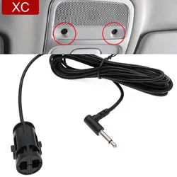 3.5mm Microphone Ceiling Mic Adapter Cable for Audi A1 A3 A4 Q5 TT New MMI 3G+ A6 Q5L Volkswagen Passat Golf 7 MIB Android Radio