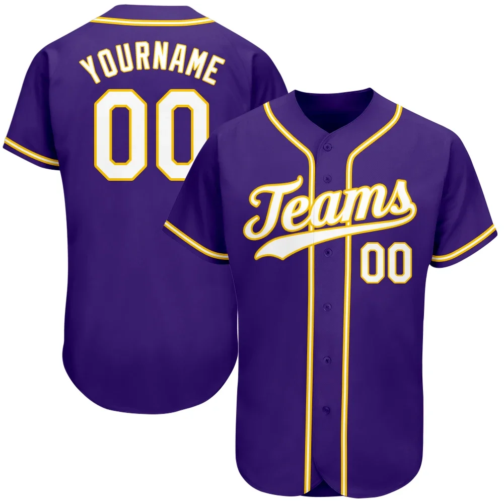 Custom Baseball Jersey Full Sublimated Team Name/Numbers Make Your Own Athletic Casual Training Tee Shirts for Men/Kids Big size