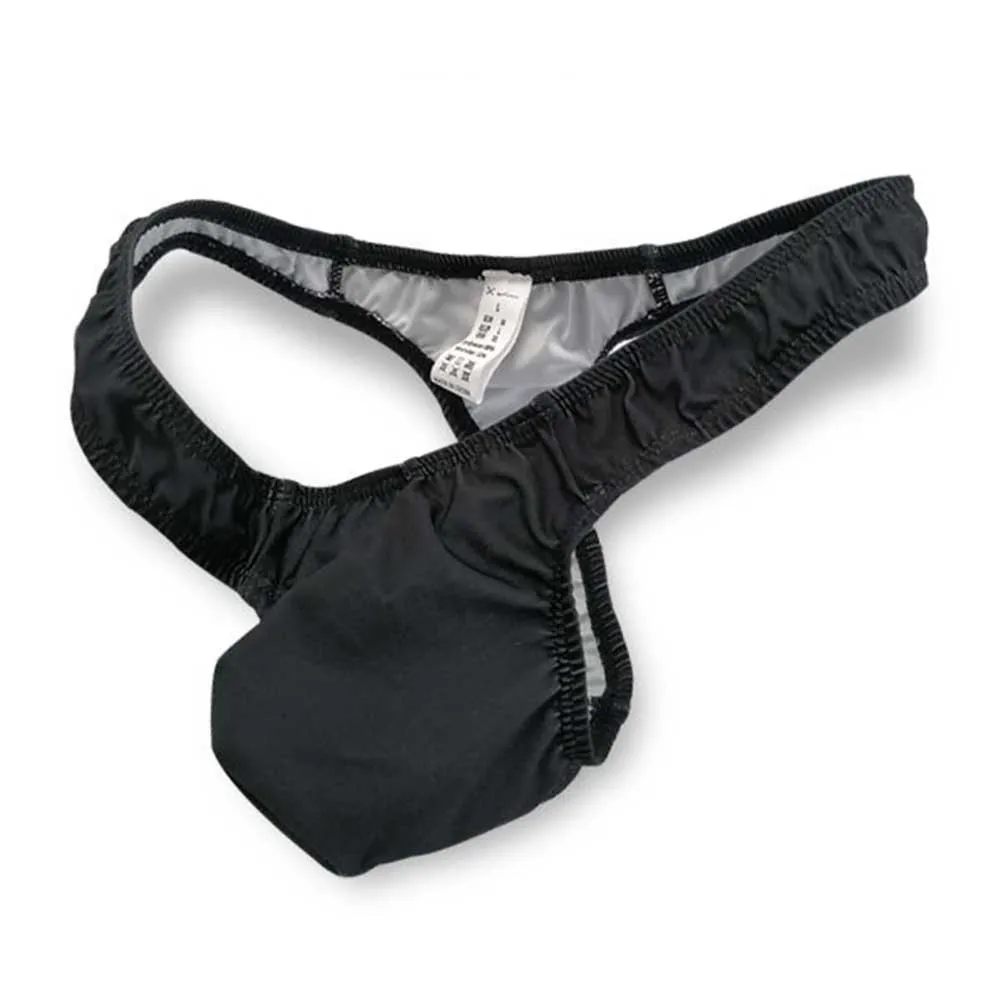 Blue Breathable G-String Jocksrap Low Waist Panties 90 Polyester 10 Spandex Male Thong Pouch Design Regular Fit