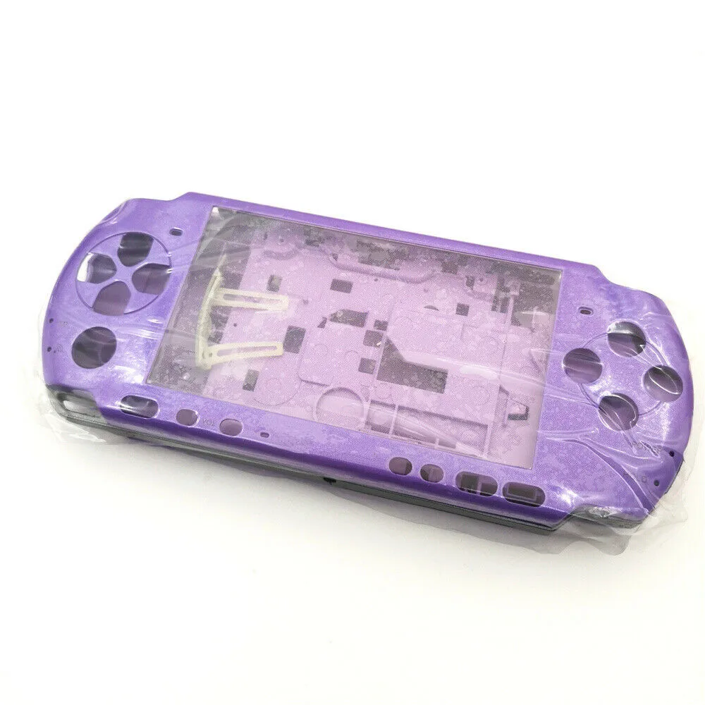 Imagem -04 - Completa Habitação Case Escudo Capa Reparação Parte Substituição Kit Escudo para Psp 3000 Game Console Roxo