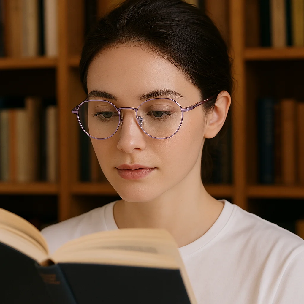 1Pc Oval Metal Read… - image