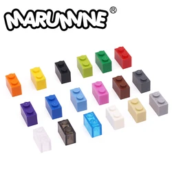 MARUMINE 200PCS 1x2 Cube MOC Bricks Wall Building Blocks Model Kit Accessories Parts DIY City Street View Compatible with 3004