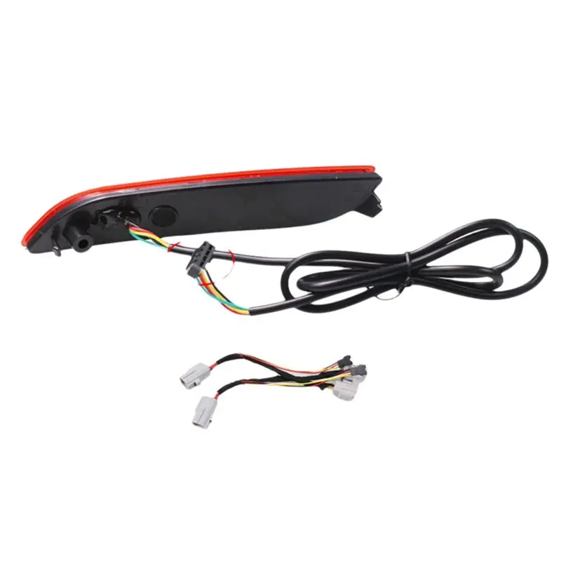 ABHX-Car LED Rear Bumper Reflector Light Brake Light Tail Lamp Dynamic Turn Signal Light For Toyota Camry 2018-2021
