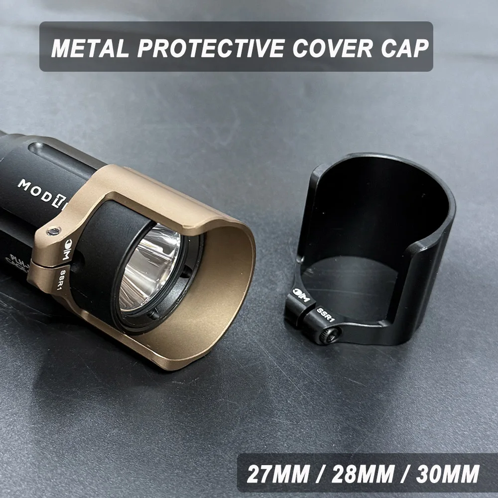 Metal Protective Cover Cap for Scout Light Lens for SF M300 M600 and Modlite Flashlight Series