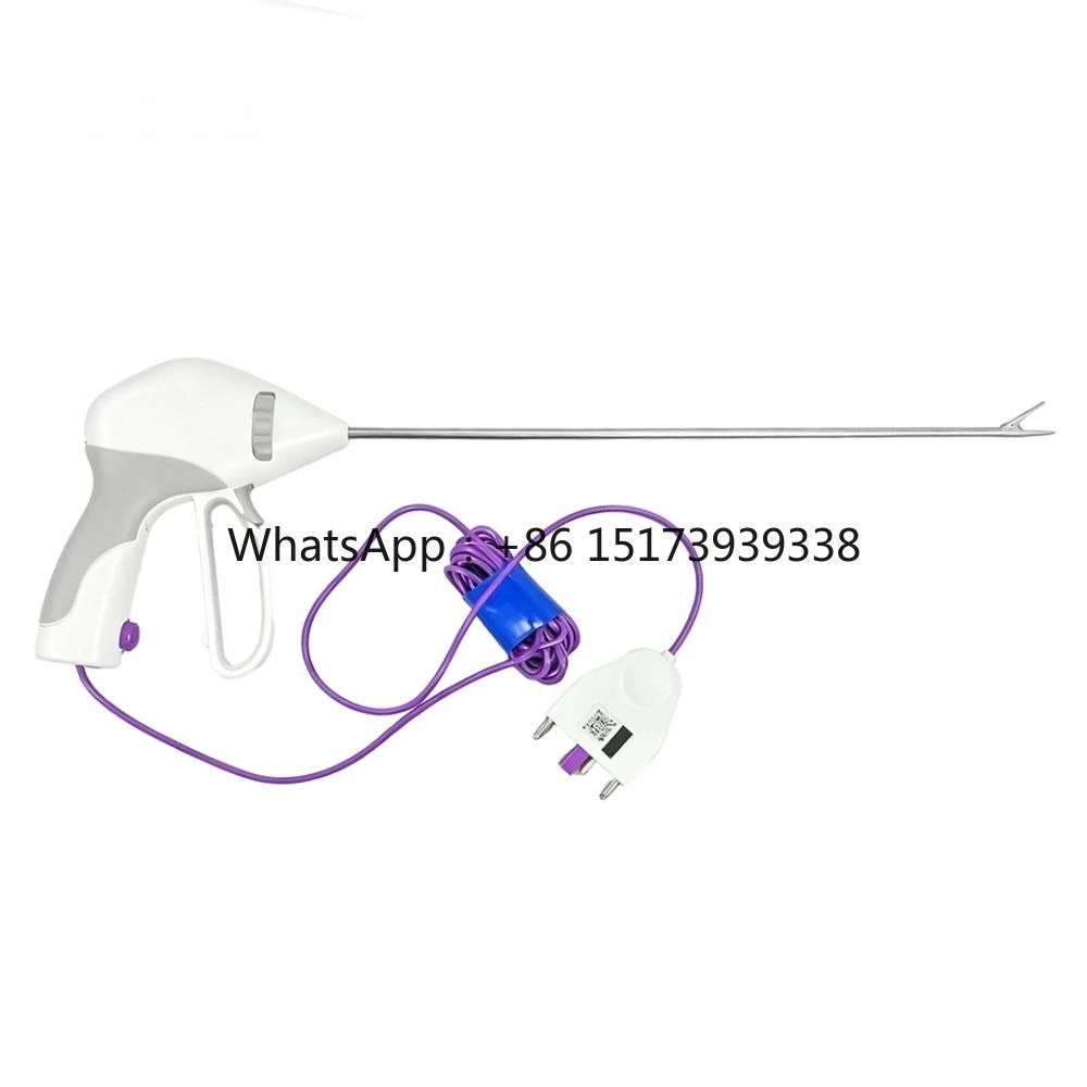 Disposable  Bipolar Shearer Vessel Sealer Cutter Forceps Compatible With Electrosurgical Generator