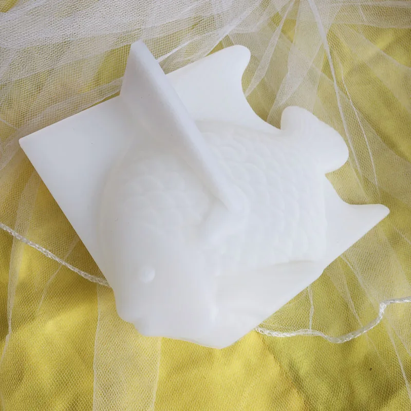 3D Fish Carp Mold Plastic Jelly Handmade Sugarcraft Mold Mousse Cake Pudding Chocolate Mould Baking Tool