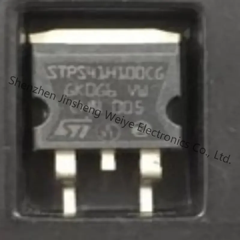 STPS41H100CG-T Schottky Rectifier, Dual Common Cathode, 100 V, 40 A To-263 3,900 Mv Rohs IC Chip to demand PCB BOM Free Shipping