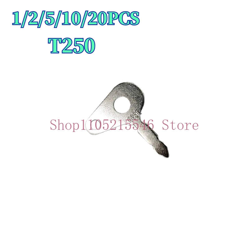 1/2/5/10/20PCS T250 Excavator Key For  Master Plant 54324157 for Tractors Heavy Equipment
