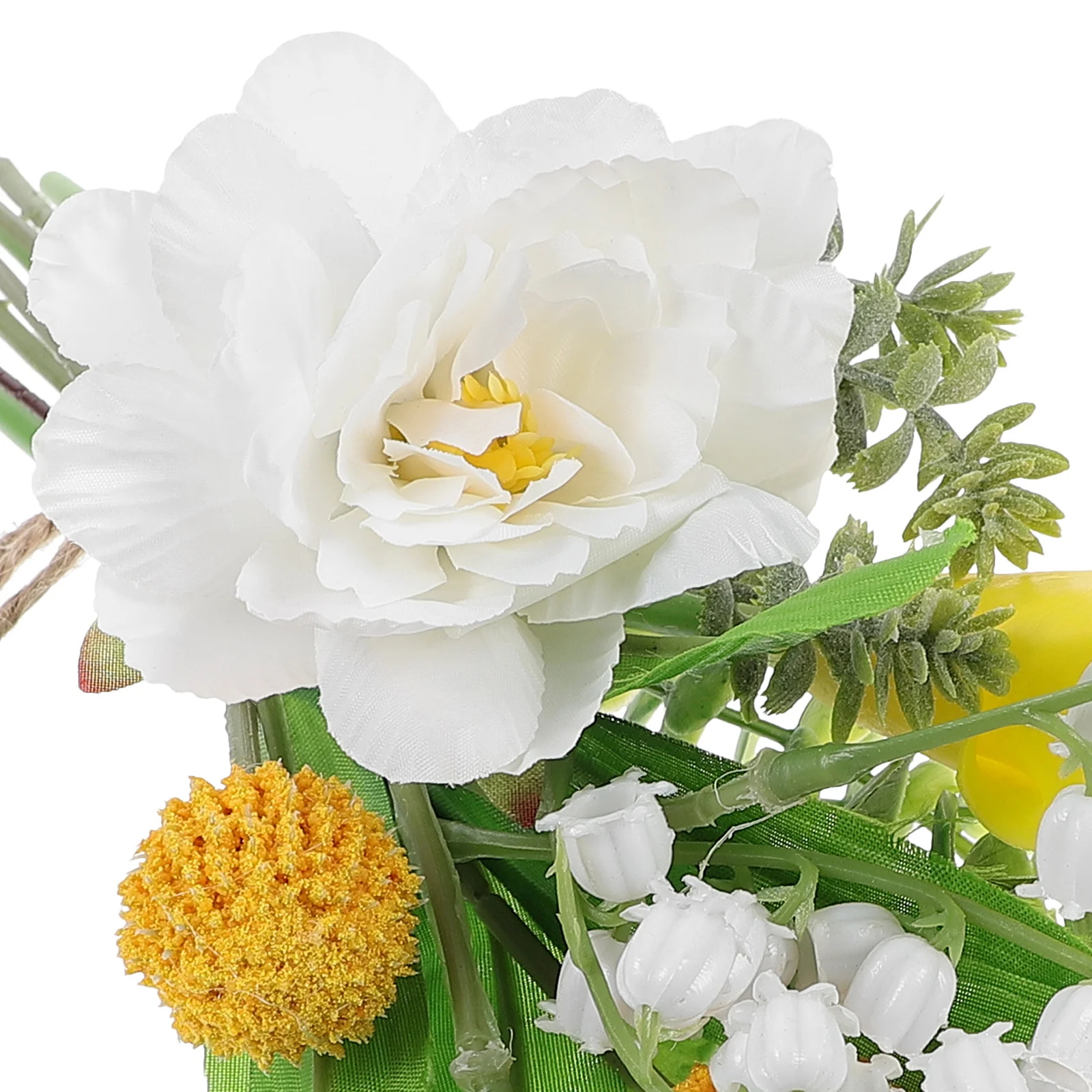 

Fake Floral Bouquet Romantic Artificial Flower Bouquet Plastic Cloth Faux Flowers for Wedding Home Office Decoration