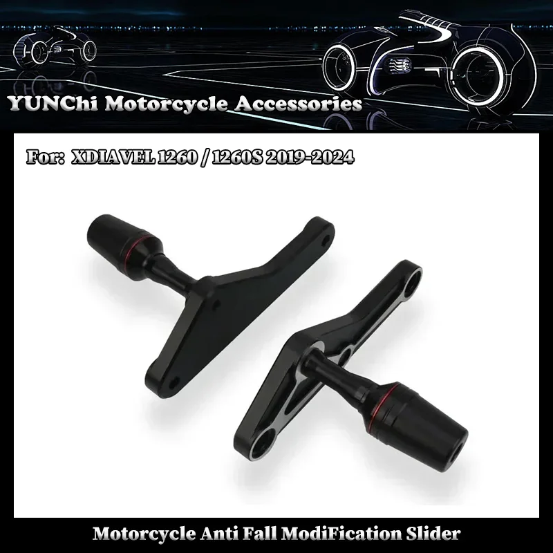

Motorcycle Falling Protection Frame Slider Fairing Guard Crash Protector For DUCATI XDIAVEL 1260 / 1260S 2019-2024