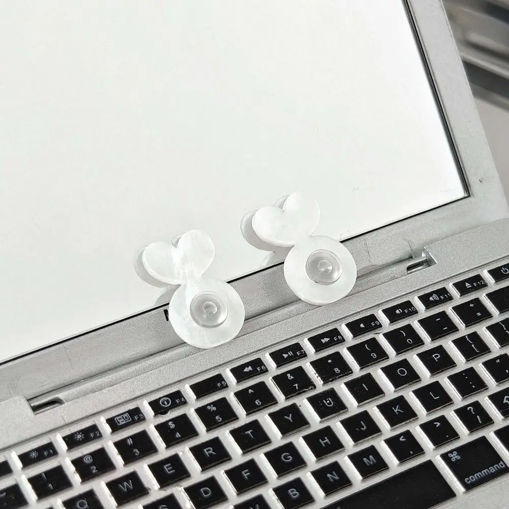 60-80Pcs Rabbit Shape Silicone Ear Back Stoppers Heart Anti Eversion Supportive Earrings Lifters Jewelry Making Accessory