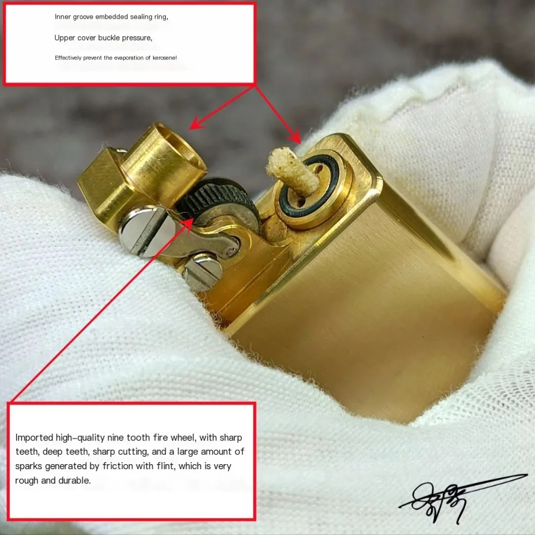 Upscale Precision Production Of Mechanical Fuel Oil Lighters TC4 Titanium Alloy/316 Stainless Steel Material 2 Types