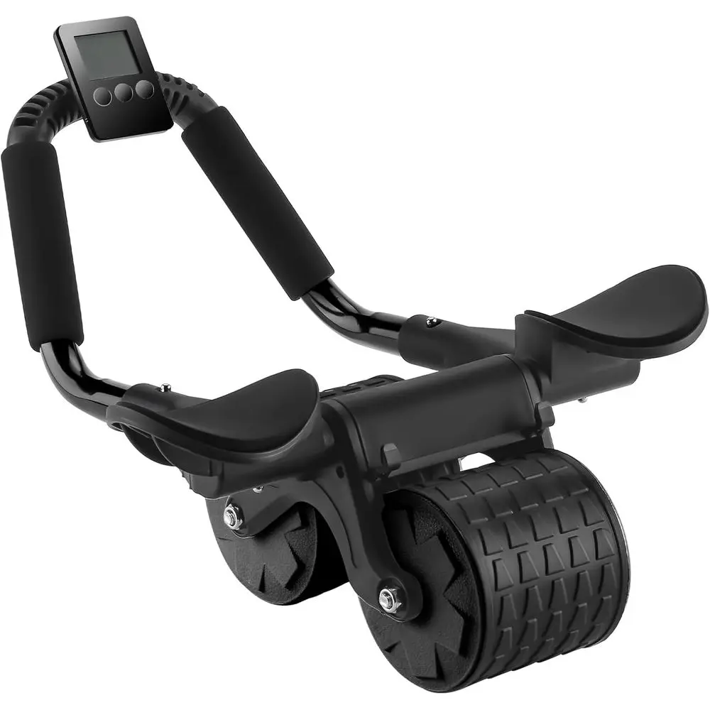 

Автоматическое вращающееся колесо для тренировки мышц кора с функцией отскока и поддержкой локтя