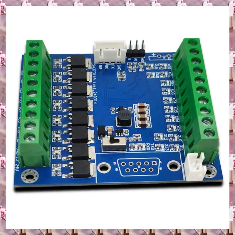 Módulo PLC Simple 2025 para módulo de retardo Mitsubishi FX3U 20MT 12 en 8 módulo de versión Transistor, módulo PLC Simple para Mitsubi