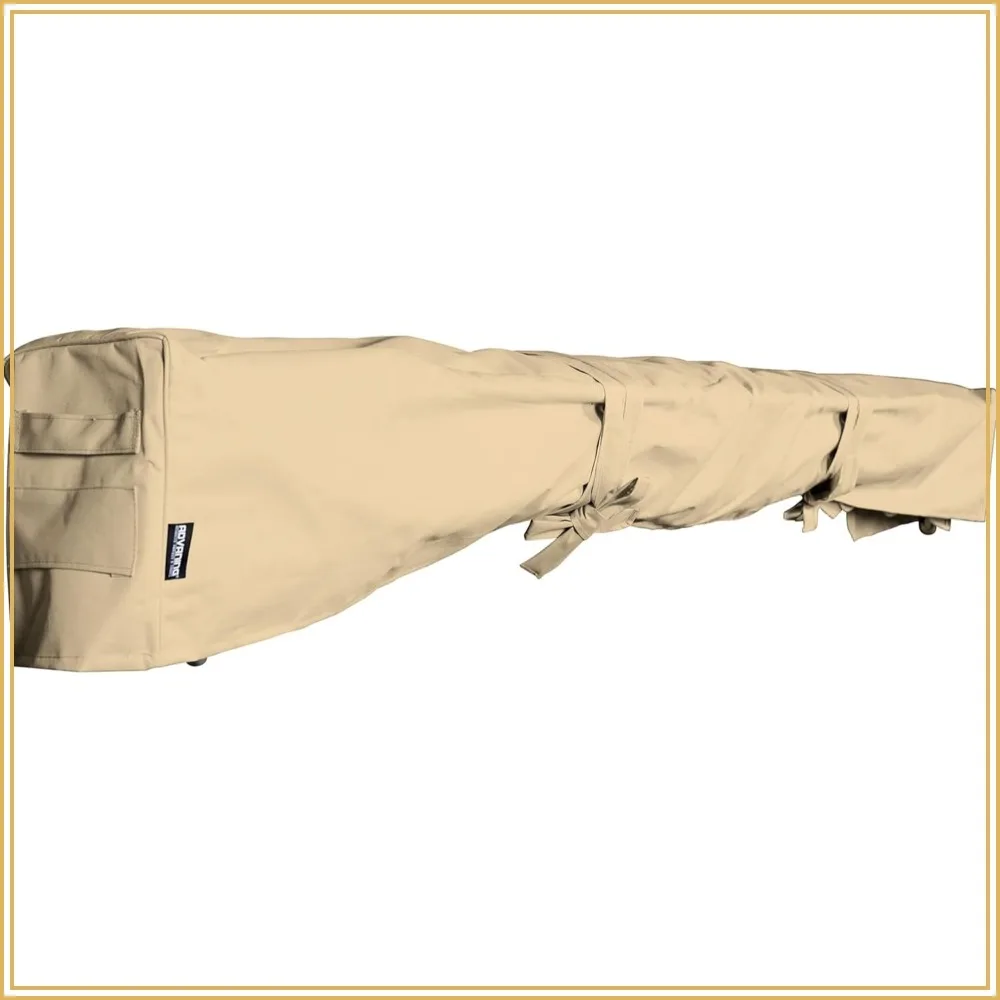 

All-Weather Protective Cover for 12' Wide Retractable Awnings, Heavy-Duty Waterproof Polyester, Beige