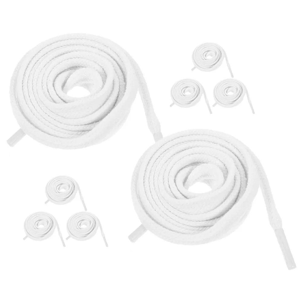 

4Pairs Flat Shoe Laces 120Cm Fashionable All-Match Sneaker Shoelaces for Casual Outdoor Shoes Sturdy Wear-Resistant Laces