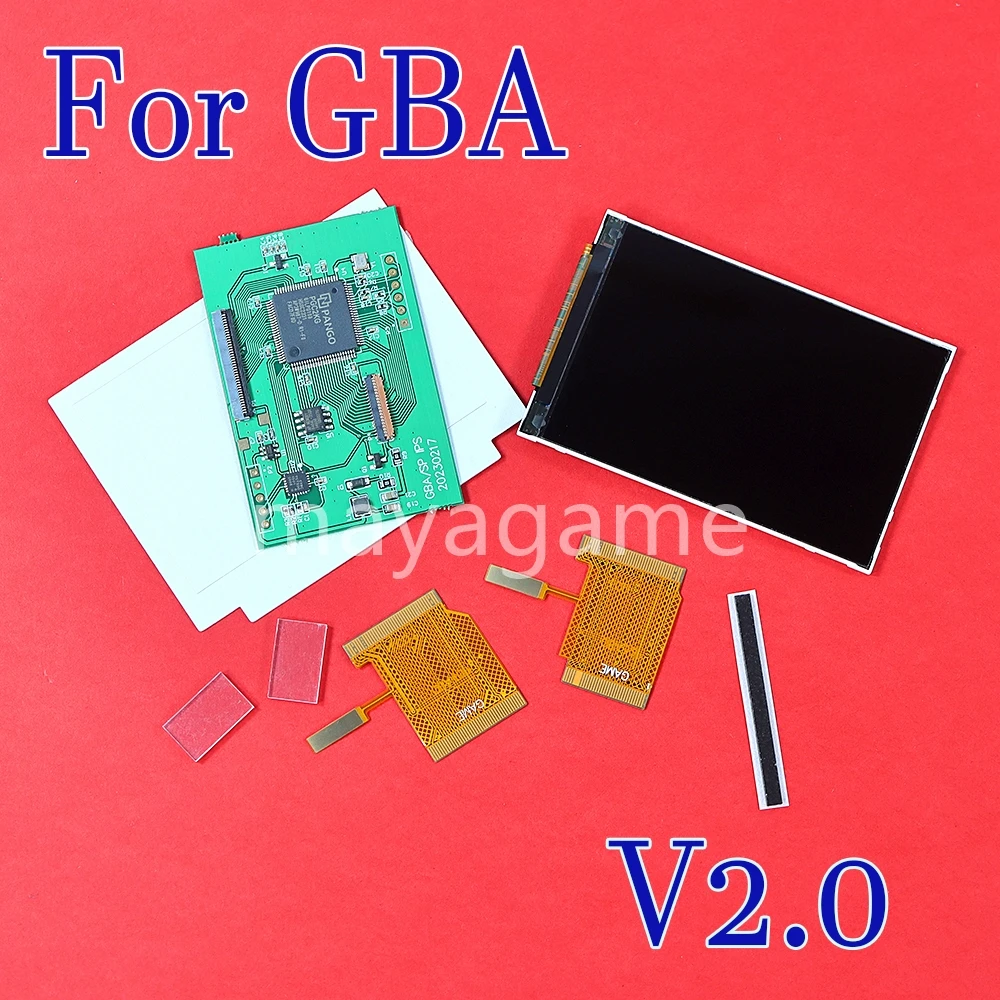 

1 комплект для GBA IPS GBA ЖК-экран 10 уровней высокой яркости для консоли Nintend Gameboy Advance версия V2