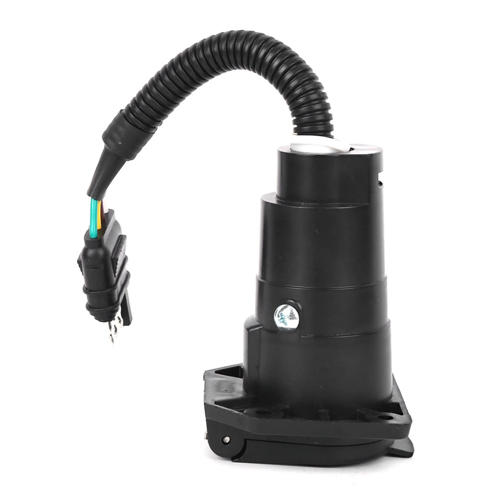 

4-контактный на 7-контактный адаптер для прицепа с кронштейном, водонепроницаемый разъем, тип США, 6-24 В