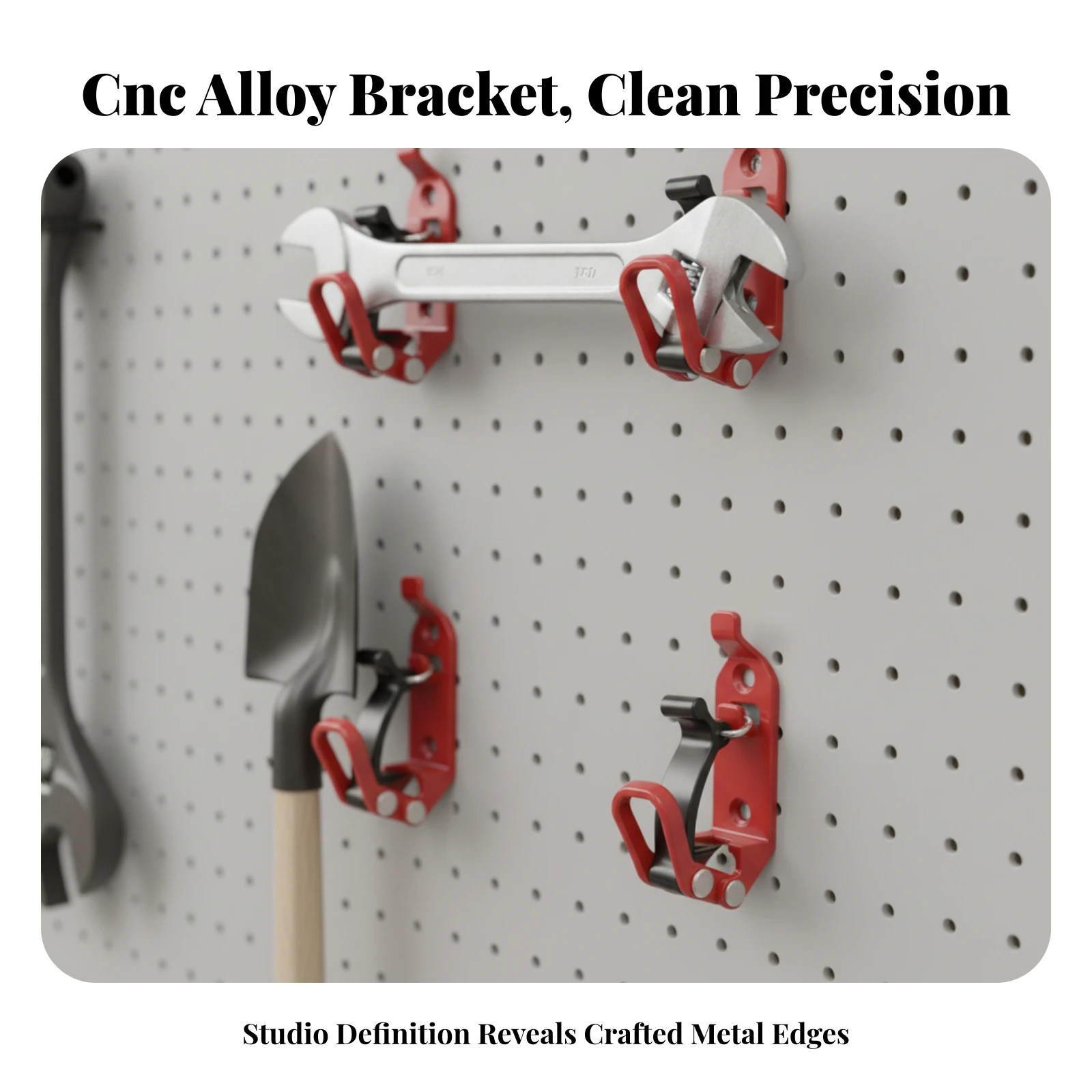 8 Pieces Roof Rack Shovel Mount Quick-Release Shovel Mount Clamp Bracket with Rubber Strap Adjustable Easy Installation