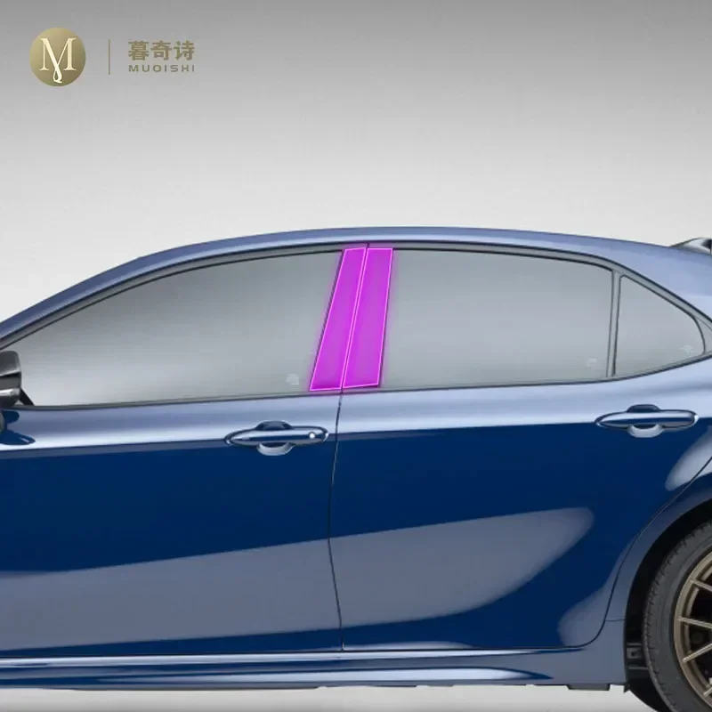 

Для Toyota Camry 2018-2023 гг., внешняя защитная пленка из полипропилена для краски, защита от царапин, полоса оконной стойки, прозрачная пленка из ТПУ, ремонт