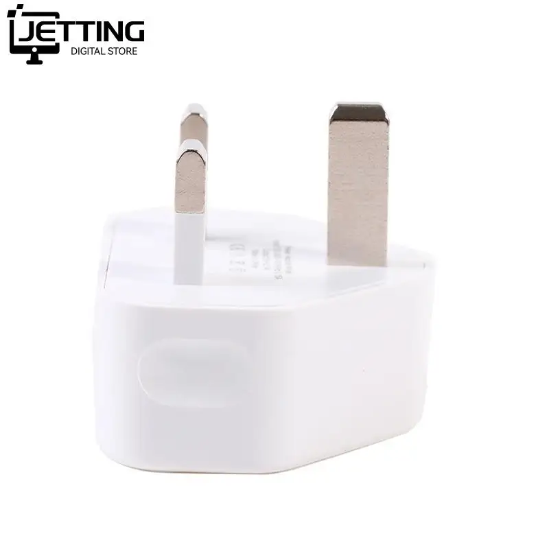 UK Plug Single USB Double USB Adapter Mains 3 Pin Plug USB Adaptor Wall Charger Travel Charging Cable 5V 2.1A For Apple