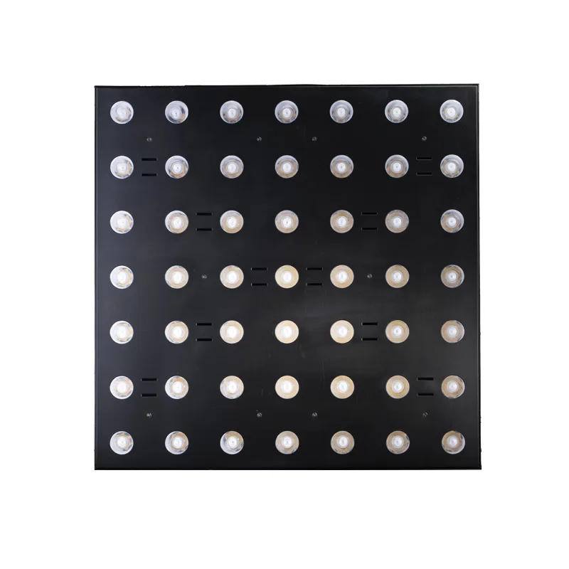 2X 49/36Pcs LED Matrix Beam Panel Light Gold Color For Wedding Club Event Dj Projector Dmx512 Sound Music Bar Disco Stage Effect