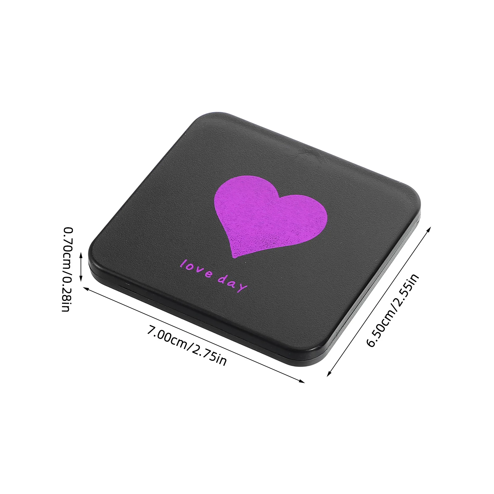 2 pçs mini espelho de maquiagem dupla face dobrável portátil compacto espelho portátil acessórios viagem