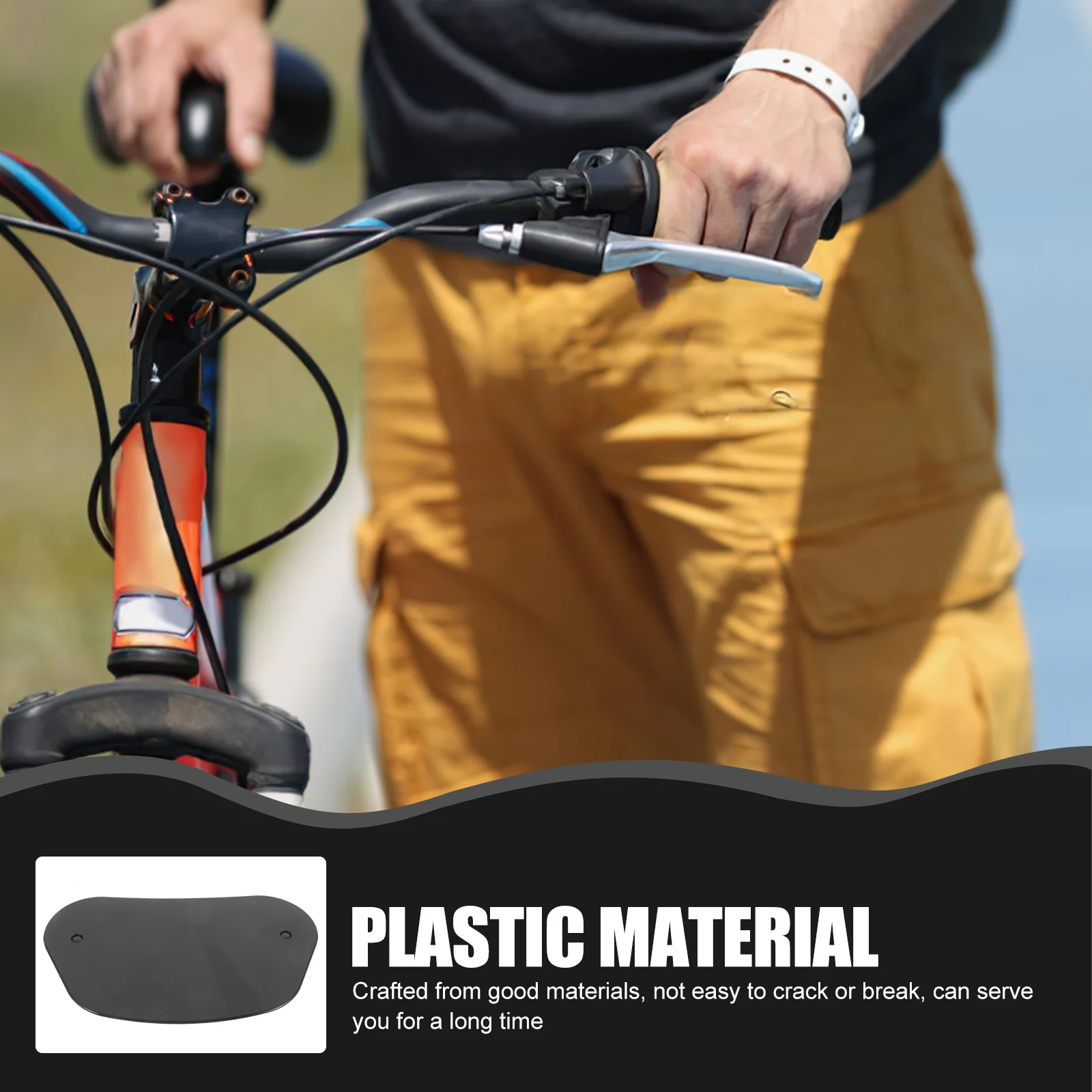 

Bike Handlebar Decor Plastic Bicycle Pendant Delicate Ornament Good Material Not Easy to Crack Long Lasting Bike Accessories