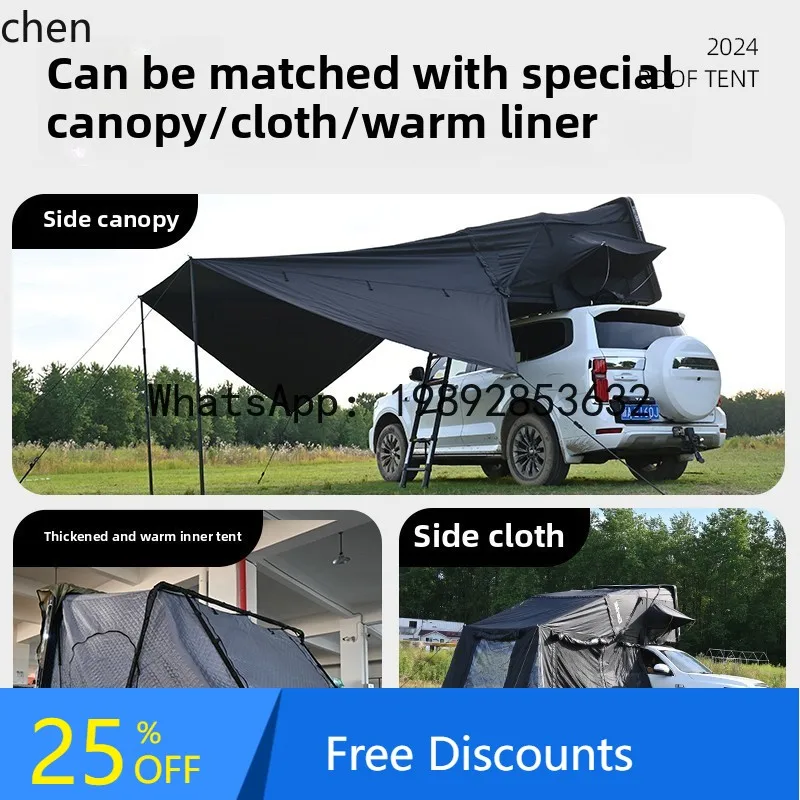 

roof tent, outdoor automatic self-driving tour room car tent camping double free to build
