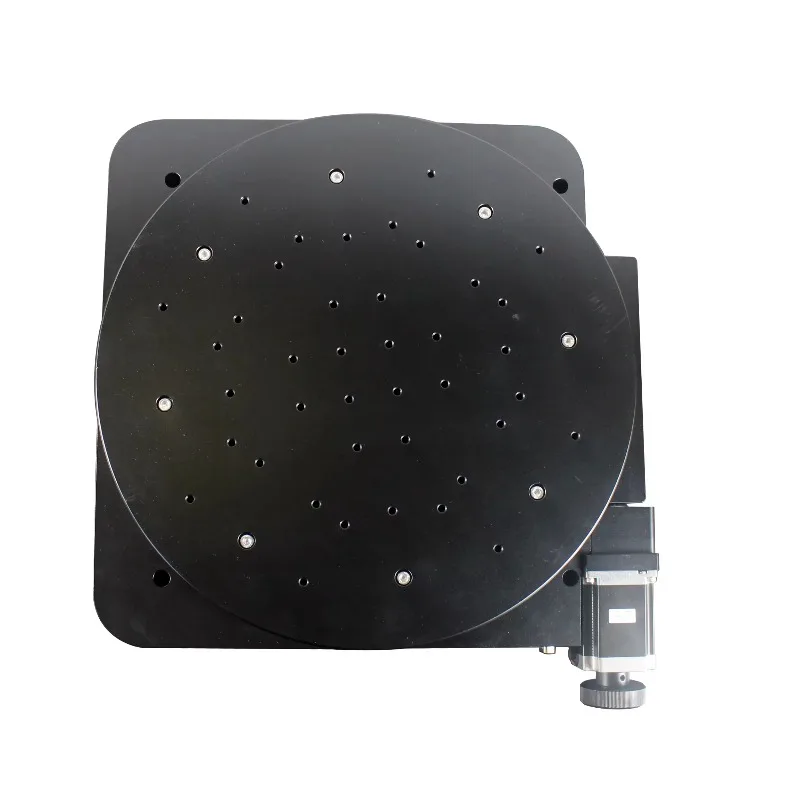 400mm Diameter Heavy-Load Motorized Rotation Stage Large Aperture Angular Positioning Platform