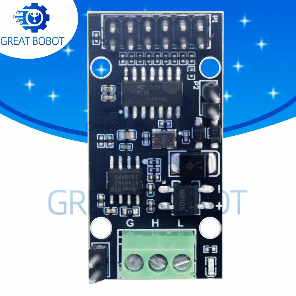 MCP2518FD SPI Interface to CAN FD Controller Controll Board Module SPI to CANFD MCP2518 Data Rate up to 8 Mbps