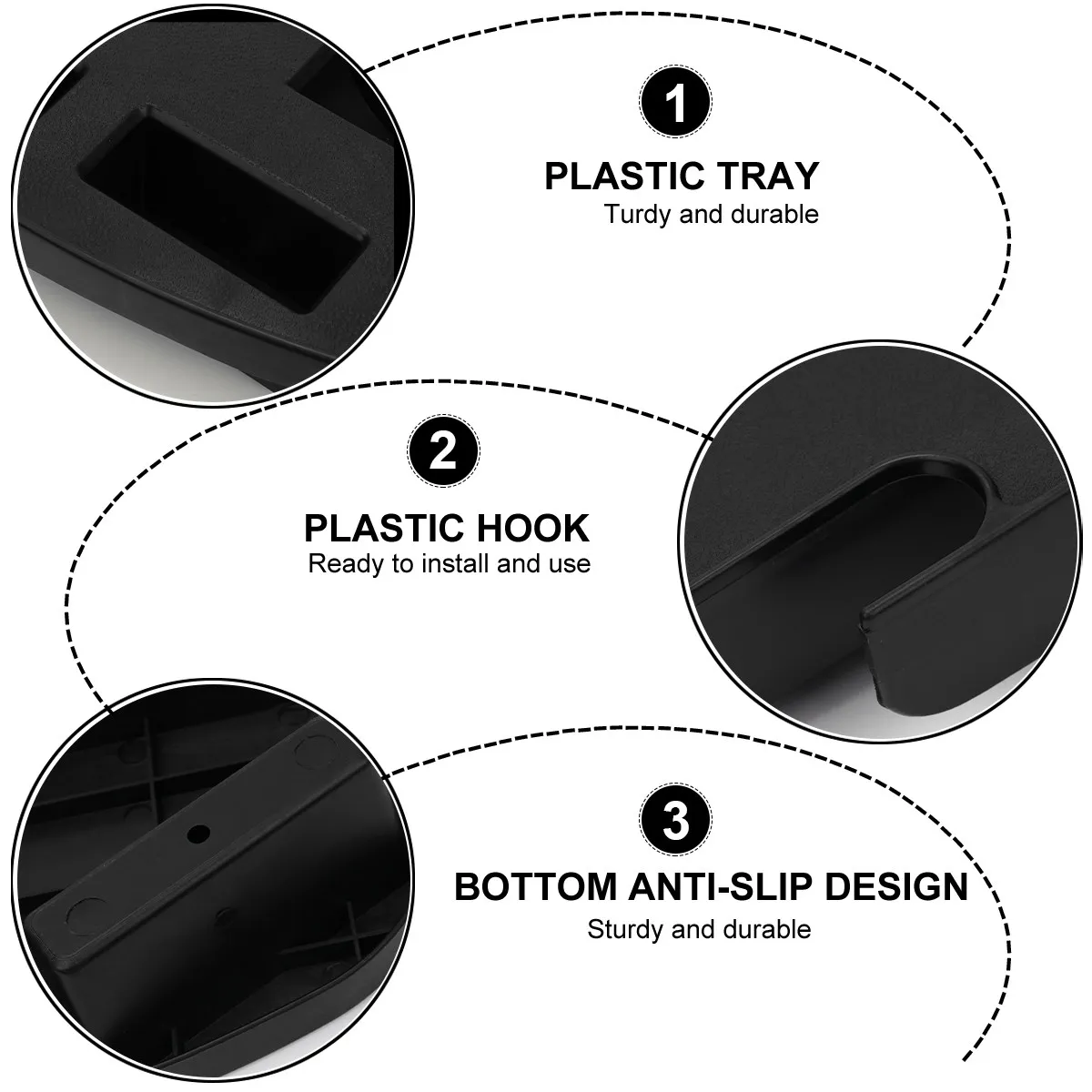 Portable Beverage Tray for Lounge Chair Plastic Drink Holder Tray Suitable for Deck Chairs Outdoor Relaxation Soda Beer Water