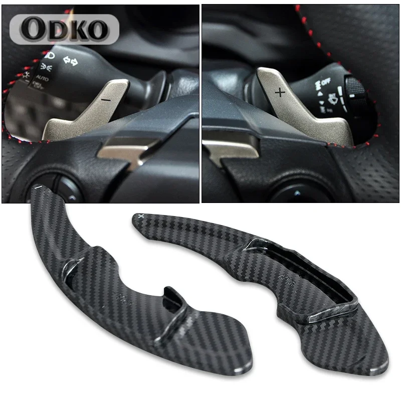 ABS Carbon fiber Car Steering Wheel Paddle Shift Extension For Lexus IS NX RC F SPORT Fsport IS200t IS250 IS300 IS350 IS300h