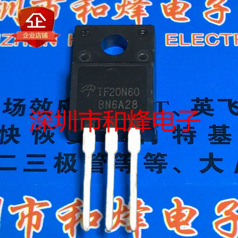 5PCS-10PCS TF20N60 AOTF20N60 TO-220F 600V 20A New And Original On Stock