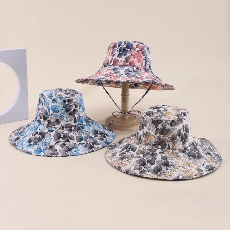 novos-chapeus-de-verao-para-mulheres-chapeu-de-balde-estampado-casual-dobravel-ideal-para-ferias-e-viagens