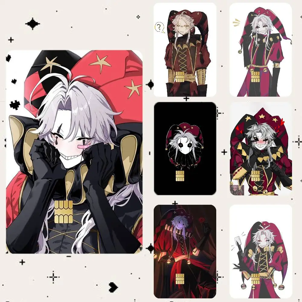 Pierrot HD Waterproof Card Skins Protective Stickers for Credit Bank Game Cards