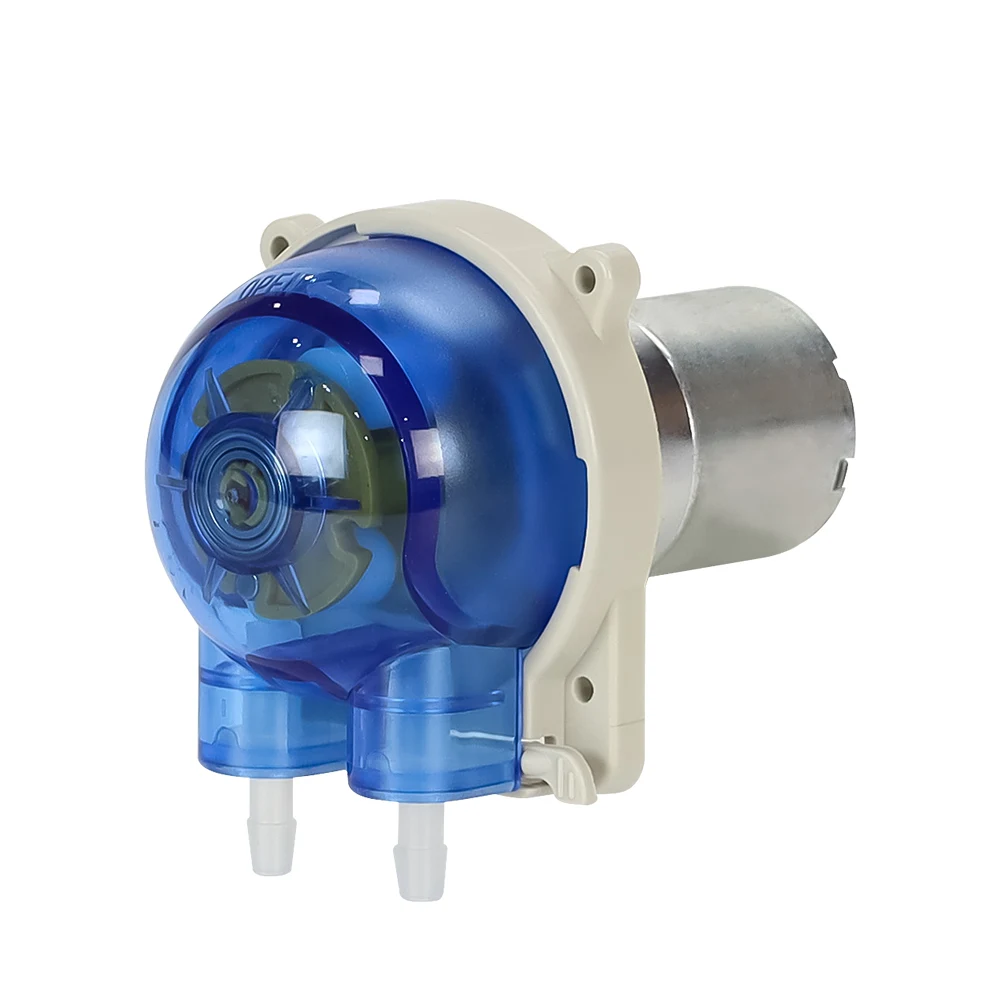 640ml/min 3 Rotor Small Peristaltic Pump 12V 24V with Food Grade Tubing for Washing Laundry Machines