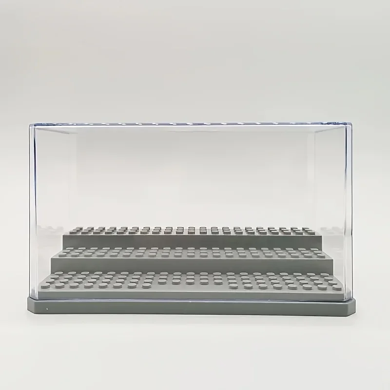 Scatola di visualizzazione trasparente di alta qualità di grande capacità Scatola di immagazzinaggio di modelli di souvenir da collezione squisiti Regali antipolvere