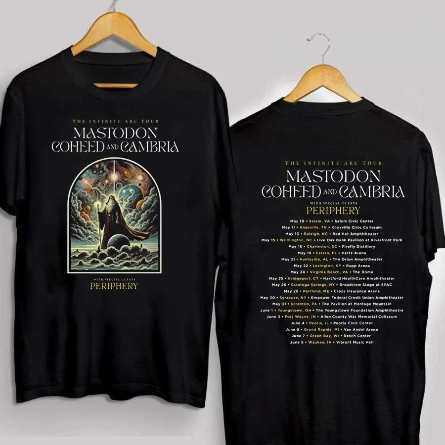 COHEED AND CAMBRIA Band Tour 2025 Double Sided T Shirt Full Size S-5XL