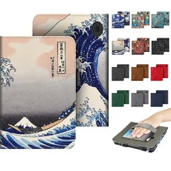 Protective Shell For Tolino Vision 6/5 Stand Cover Auto Wake/Sleep Case For Kobo Libra Colour Color 2024 Libra2 H2O Smart Case