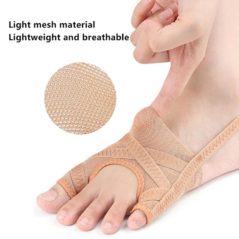 Corrector de juanete Hallux Valgus ajustable, ortopédico, separador de dedo gordo, corrección del pulgar, pedicura, 1 par