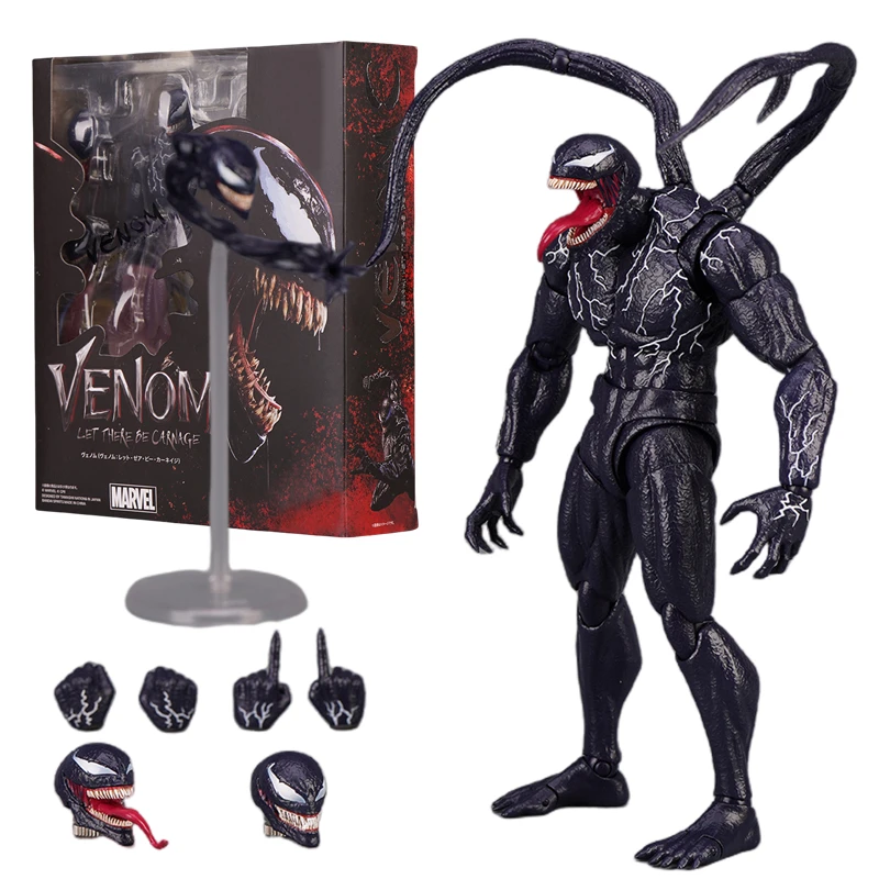 Venom: The Last Dance SHFiguarts Action Figure Venom vs Spider Man Venom 3 Symbiote Joint Movable Toys Model Doll Kids for Toy