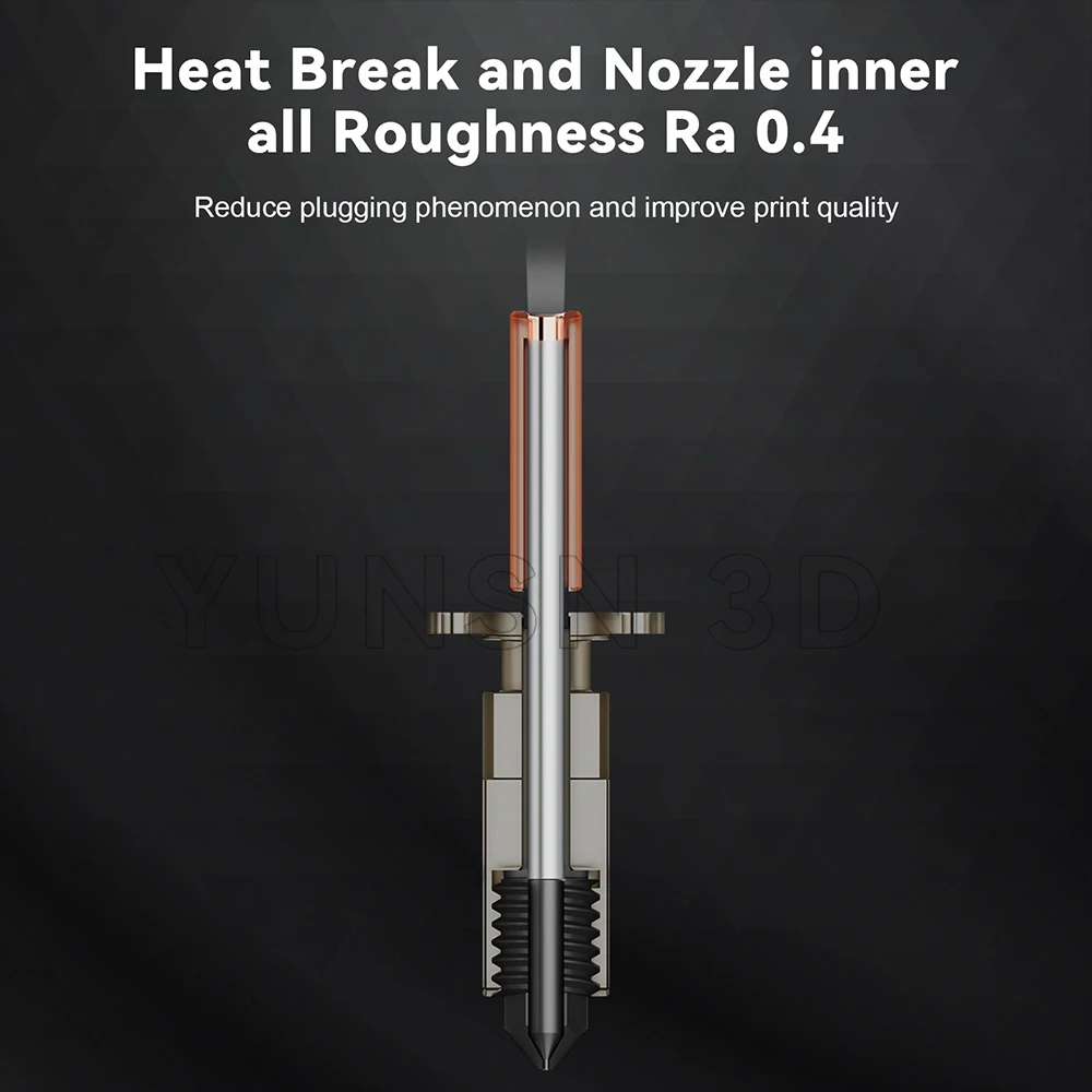 Für Bambu Lab 2.0 Version zum Ender 3 V3 SE Hotend-Kit mit Adapteranschluss, CNC-Aluminium, Hochgeschwindigkeits-Druckzubehörteil – Detail 9