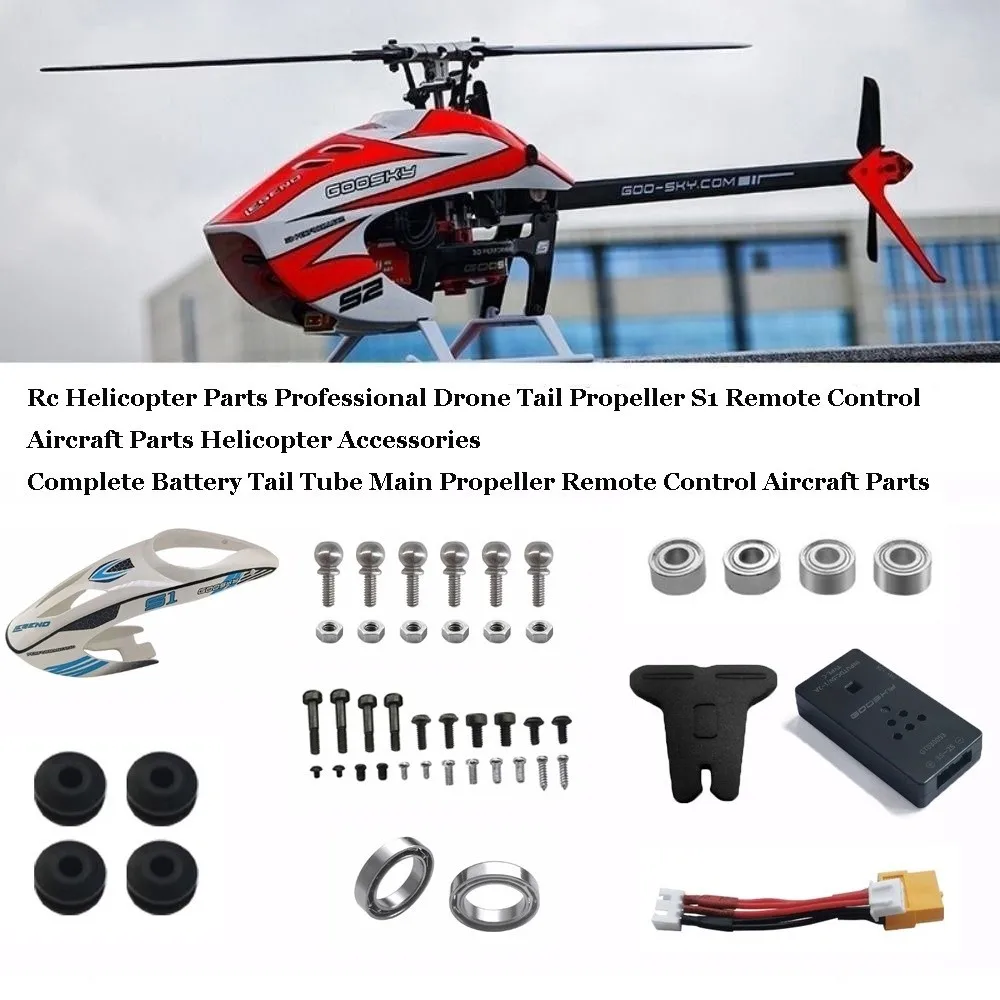 New Plastic Rc Helicopter Parts 6-channel Multistyles S1 Remote Control Aircraft Parts Helicopter Accessories