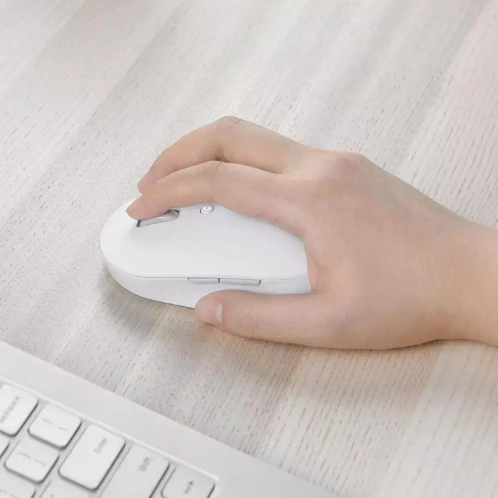 Xiaomi Dual Mode Wireless Mouse Silent Edition Ergonomic Bluetooth 2.4G USB Side buttons Mini Wireless Mouse for Laptop