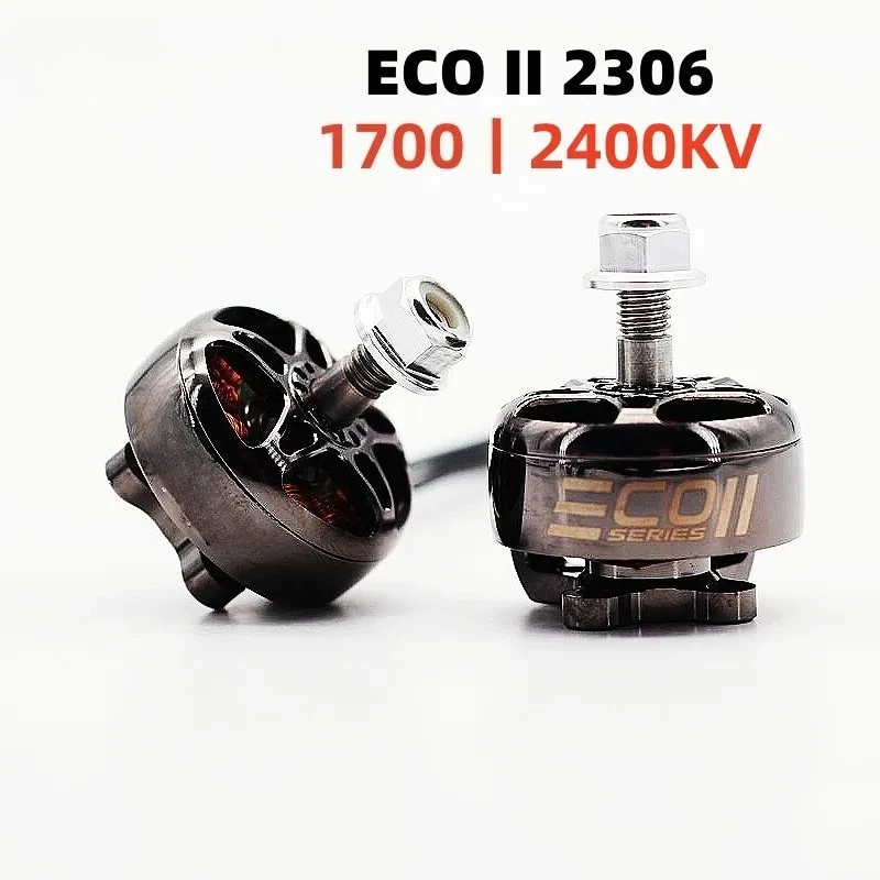 ECO II 2306 1700/1900/2400KV 4-6S Brushless Motor for FPV Racing Drone Quad