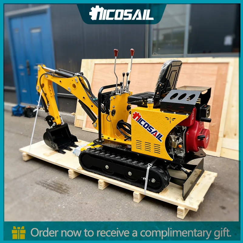 

1 Ton Crawler Mini Excavator Euro 5 CE Approved Small Excavator for Engineering Project