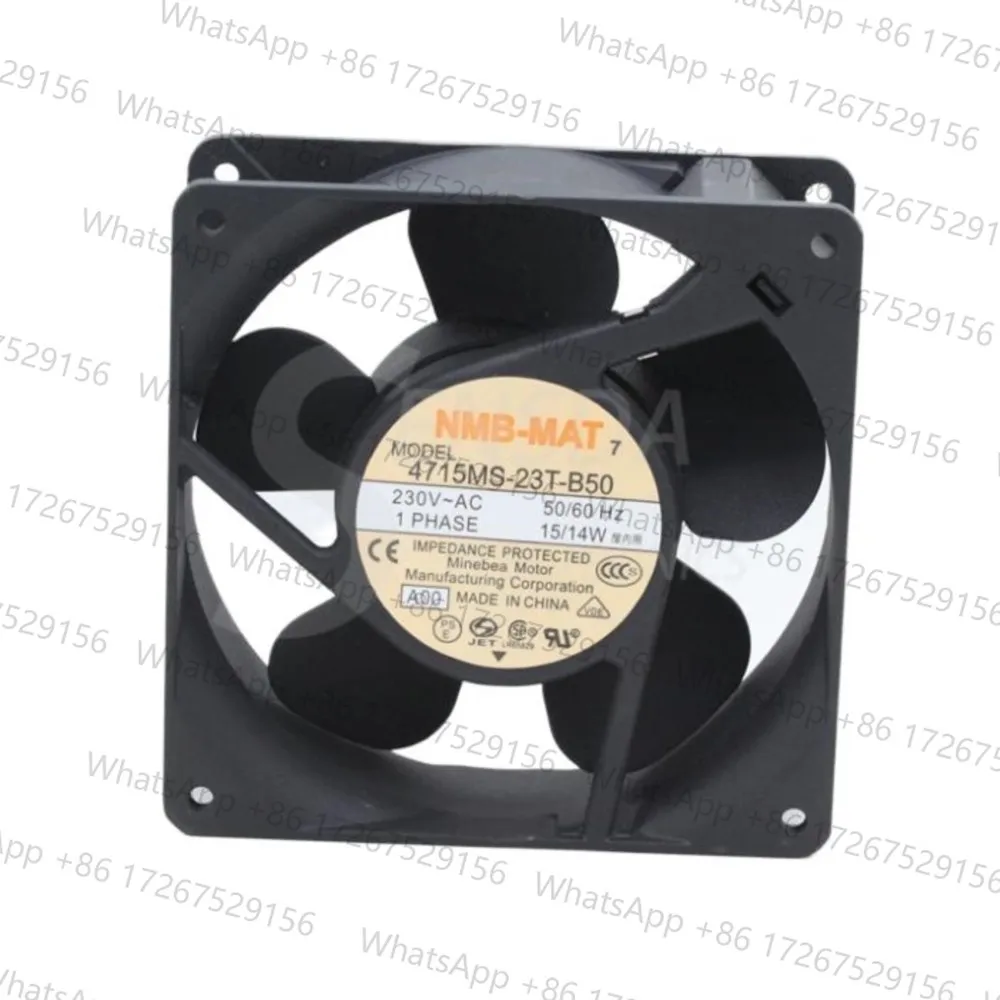 For NMB 4715MS-23T-B50 12cm 12038 AC 230V 15W DC cabinet cooling fan