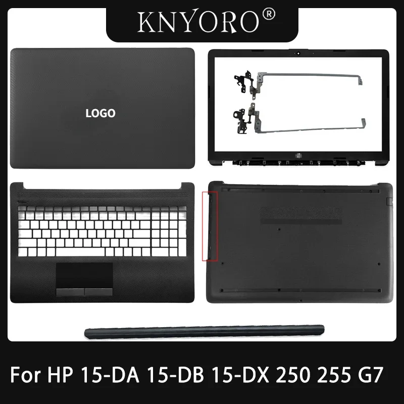 

New Original For HP 15-DA 15-DB 15-DX 250 255 G7 TPN-C135 TPN-C136 Laptop LCD Back Cover Bezel Palmrest Bottom Base Case Black