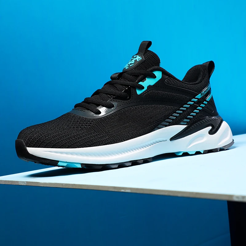 

Men's Jogging Sports Running Shoes Lightweight Breathable Cushion Non Slip Gym Training Outdoor Walking Sneakers